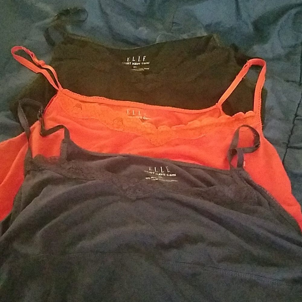 XL cotton camisoles bundle if 3
